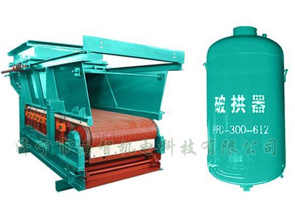 防止在給料機(jī)距離倉口較高的時(shí)候，連接段內(nèi)的物料壓實(shí)粘結(jié)成拱或粘壁